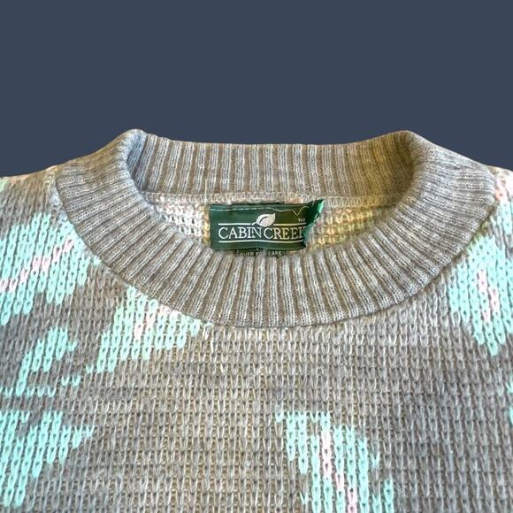 Cabin Creek 80s / 90s Vintage Floral Sweater small - Picture 8 of 10